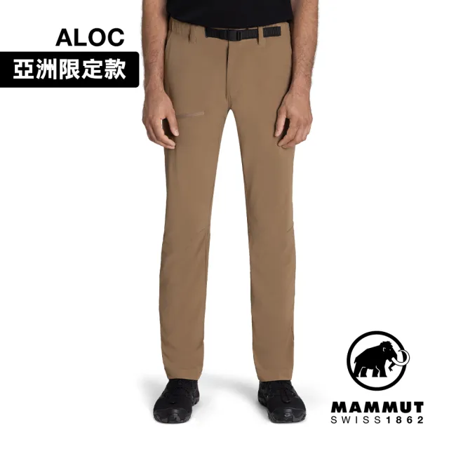 【Mammut 長毛象官方直營】Aegility Pants AF Men 日系機能舒適防潑水長褲 深沙褐 男款 #1022-02220