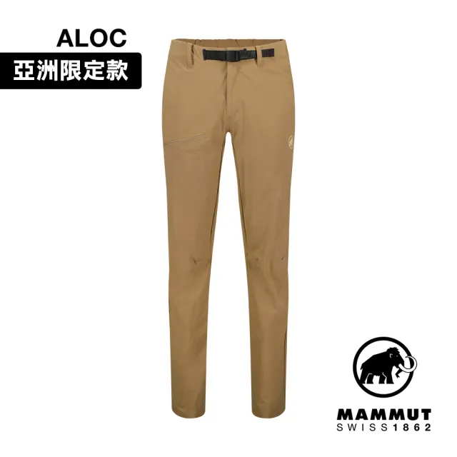 【Mammut 長毛象官方直營】Aegility Pants AF Men 日系機能舒適防潑水長褲 深沙褐 男款 #1022-02220