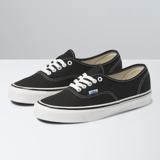 【VANS 官方旗艦】Authentic 44 DX 男女款黑白色滑板鞋/休閒鞋/帆布