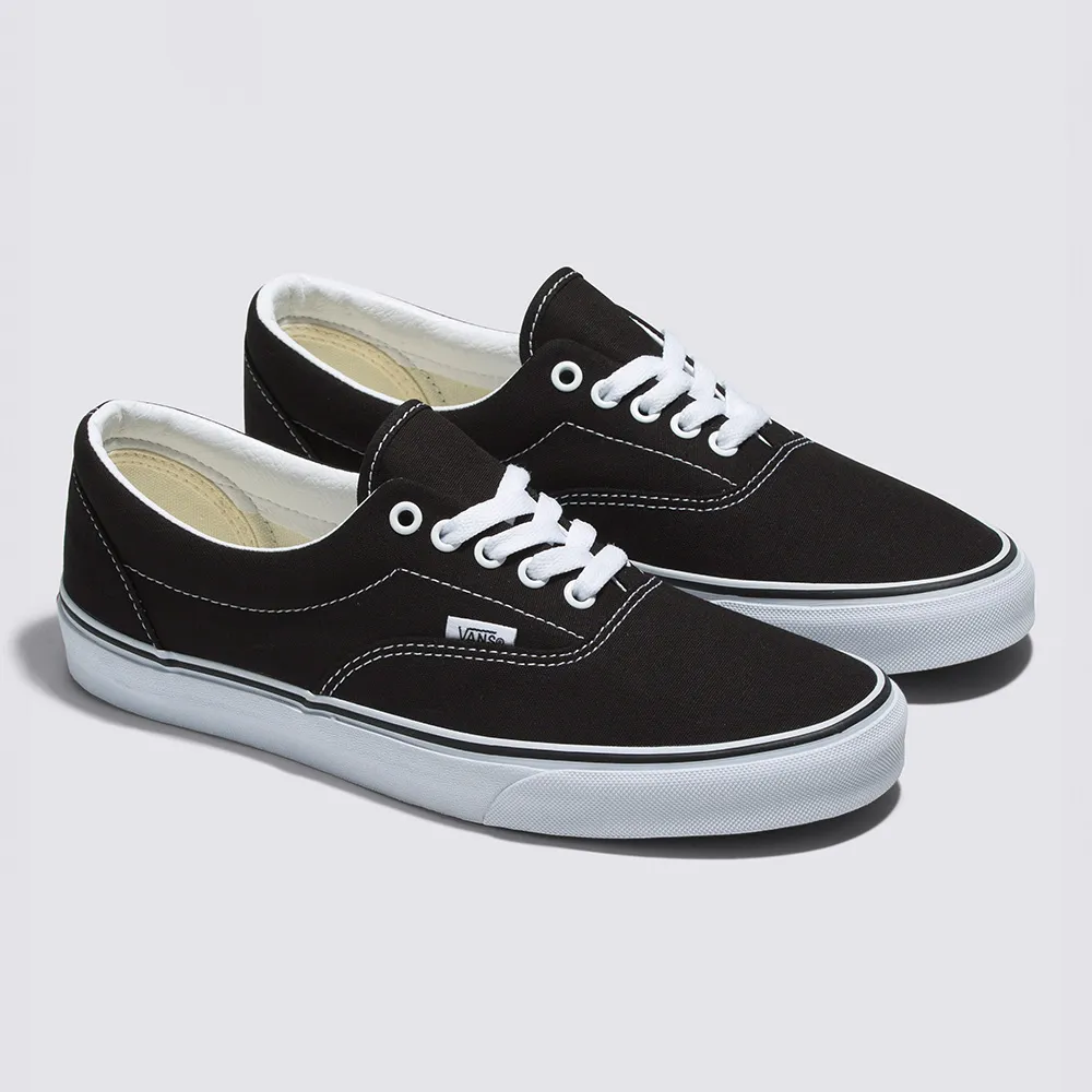 【VANS 官方旗艦】Era 男女款黑白色滑板鞋/休閒鞋/帆布