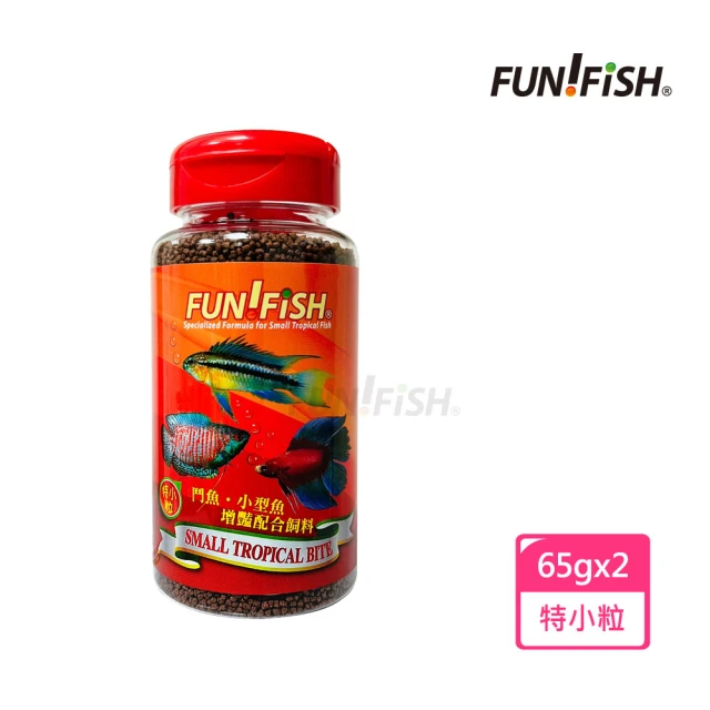 FUN FISH 養魚趣 觀賞魚揚色成長飼料 彩色薄片75g