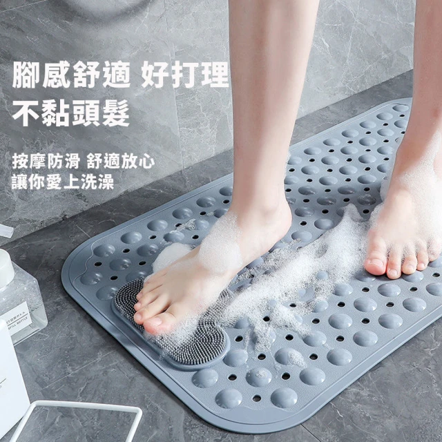 日本WAISE 浴室防滑橡膠墊 加大版 35X96CM(浴室