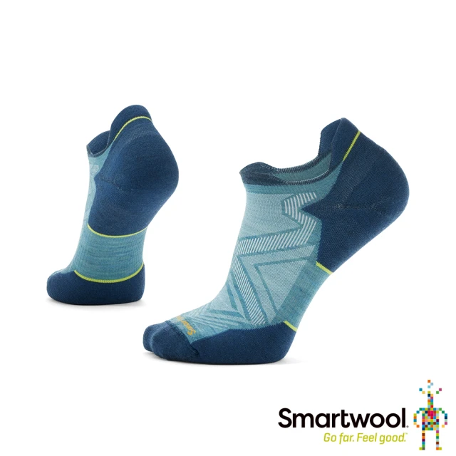 SmartWool 機能跑步局部輕量減震踝襪 瀑布綠(美麗諾