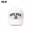 【MLB】可調式硬頂棒球帽 五分割帽 Varsity系列 波士頓紅襪隊(3ACPV033N-43CRD)