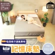 【BOSS BEDDING 小老闆寢具】雙人加大6尺吸濕排汗記憶10公分床墊(記憶床墊｜學生床墊｜折疊床墊專業賣家)