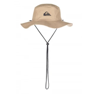 【QUIKSILVER】男款 配件 戶外運動帽 漁夫帽  休閒帽 衝浪帽 BUSHMASTER(卡其色)