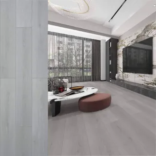 【KRONO ORIGINAL】德國KRONO ORIGINAL卡扣式超耐磨地板-別府灰橡-0.8坪/件(AC5耐磨商用等級72H防潑水)