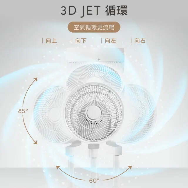 【SAMPO 聲寶】10吋DC遙控桌立兩用循環扇(SK-TK10SDR)