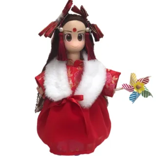 【A-ONE 匯旺】艾瑪Emma 手偶娃娃 布袋戲偶 送梳子可梳頭 換裝洋娃娃家家酒衣服配件芭比娃娃 玩偶玩具公仔