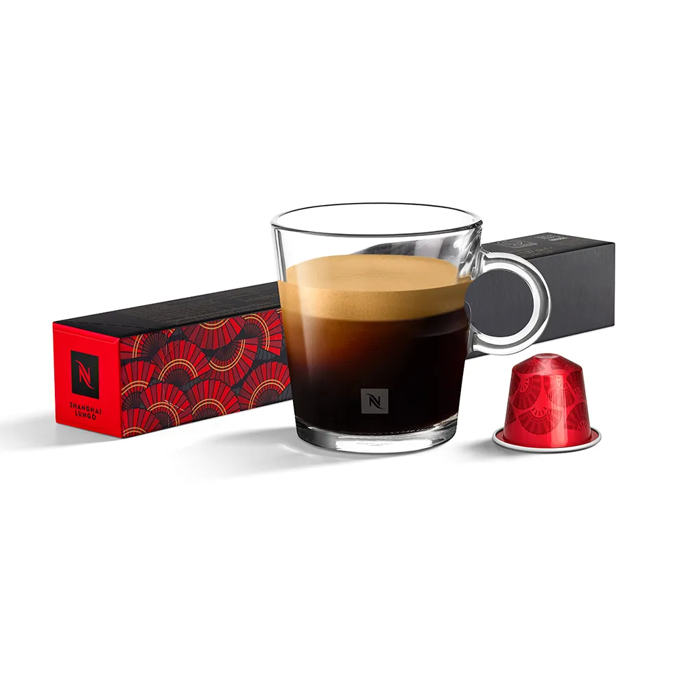 【Nespresso】環遊世界上海大杯咖啡膠囊(10顆/條;僅適用於Nespresso膠囊咖啡機)