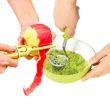 【日本Shimomura】輕小型蔬果搗泥器-買就送攜帶型2合1水果削皮刀