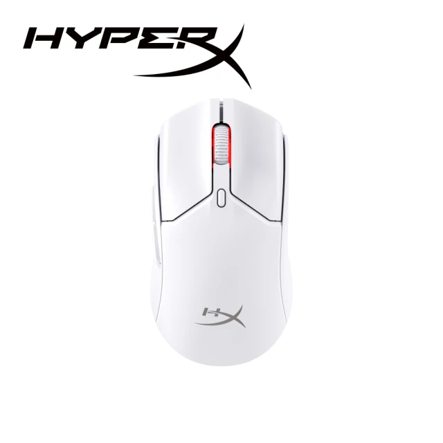 【HP 惠普】HyperX Pulsefire Haste 旋火2 無線遊戲滑鼠-白(7D389AA)