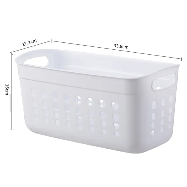 【WE CHAMP】無印風置物收納籃-中(置物籃 收納籃 文具收納 玩具收納 收納 衣物收納)