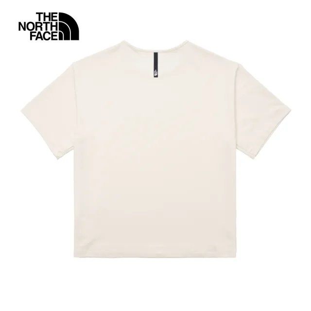 【The North Face】TNF 短袖上衣 吸濕排汗 W DUNE SKY S/S - AP 女 米白(NF0A83TTQLI)