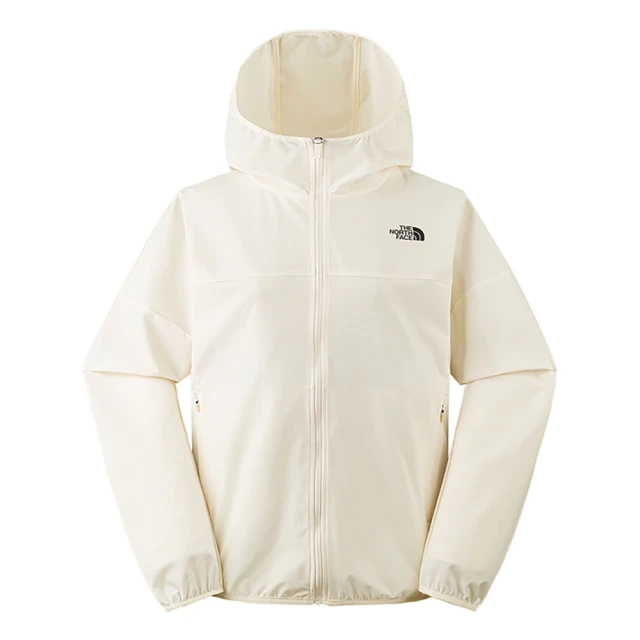 The North Face TNF 風衣外套 防潑水防曬 W NEW ZEPHYR WIND JACKET - AP 女 米白(NF0A7WCPQLI)