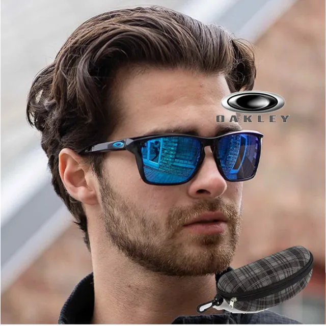 【Oakley】奧克利 亞洲版 SYLAS 色控科技 輕包覆太陽眼鏡 OO9448F 04 霧黑框深藍水銀鍍膜偏光鏡片 公司貨