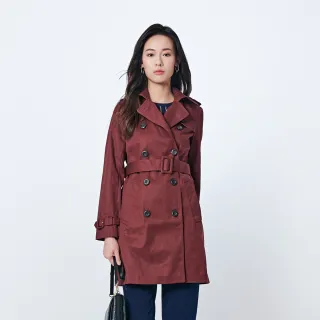 【KeyWear 奇威名品】日本進口經典雙排釦風衣外套(共3色)