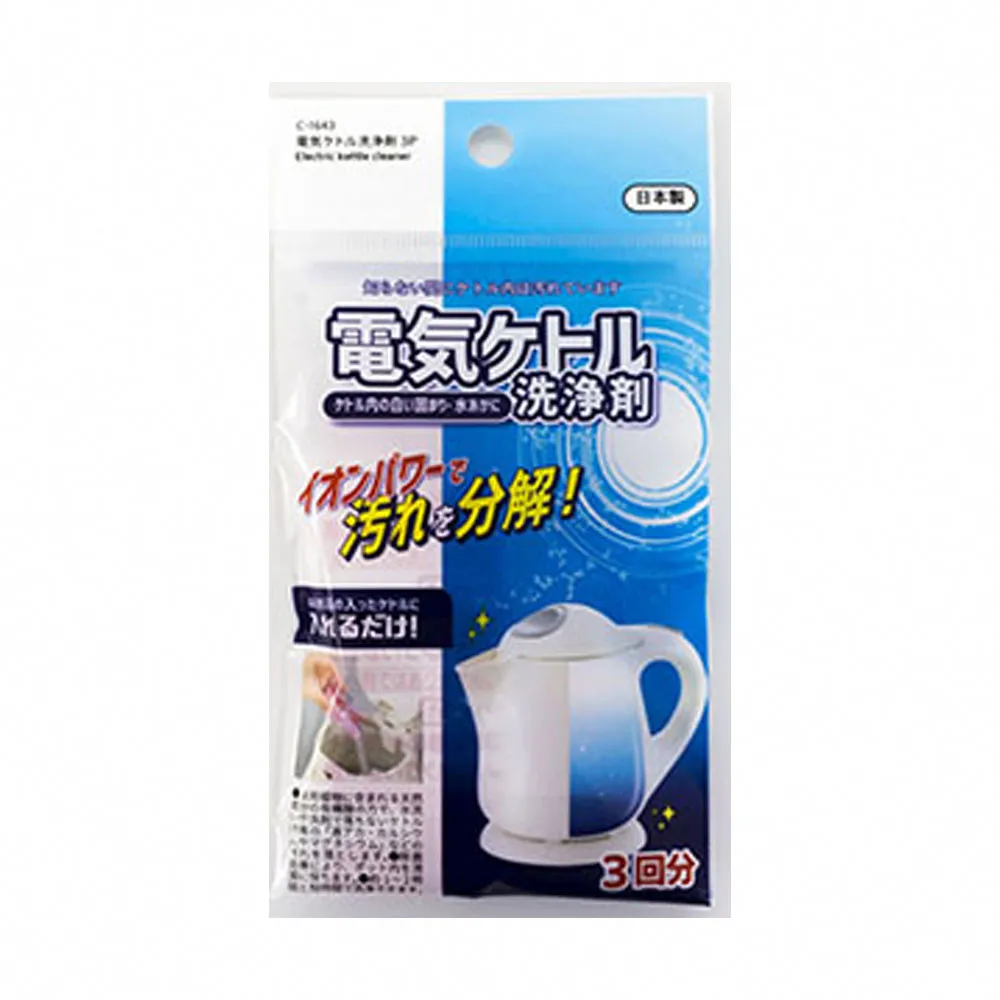 【台隆手創館】日本不動化學 電熱水瓶清潔劑-15g*3入