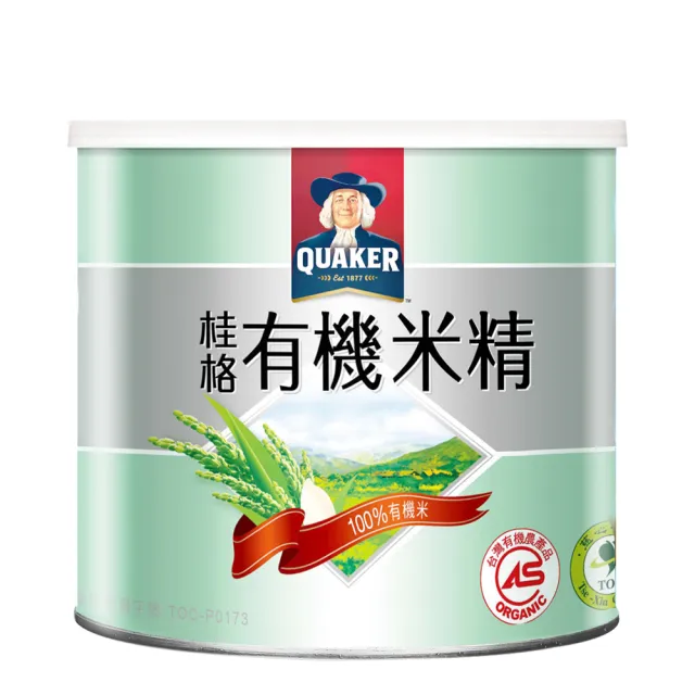 【QUAKER 桂格】有機米麥精系列-300g/罐(有機米精/有機麥精)