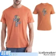 【Icebreaker】男 100%美麗諾羊毛 Tech Lite III 圓領短袖上衣_出發健行-150.T恤(IB0A56WV-X02 牡丹粉)