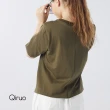 【Qiruo 奇若名品】春夏專櫃橄欖綠上衣8816A 英文字母款(綠色休)