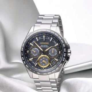 【CITIZEN 星辰】光動能 鈦金屬 GPS對時 男錶 手錶  藍寶石 母親節 禮物(CC9015-54F)