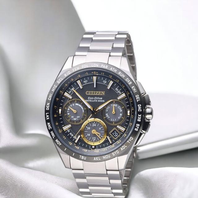 【CITIZEN 星辰】光動能 鈦金屬 GPS對時 男錶 手錶  藍寶石 畢業  禮物(CC9015-54F)