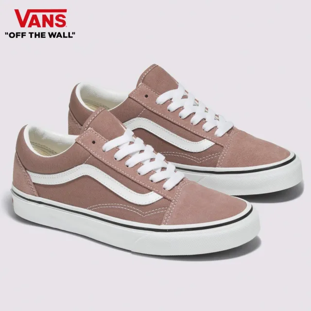 【VANS 官方旗艦】Old Skool 男女款灰棕色滑板鞋/休閒鞋/帆布