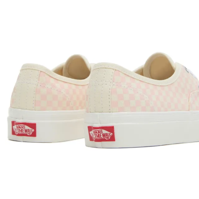 【VANS 官方旗艦】Authentic 44 DX 男女款粉紅色棋盤格滑板鞋/休閒鞋