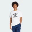 【adidas 愛迪達】Trefoil T-Shirt 男 短袖 上衣 T恤 運動 經典 三葉草 基本款 白(IV5353)