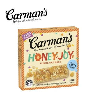 【澳洲Carmans】蜂蜜繽紛燕麥棒(5條/盒)