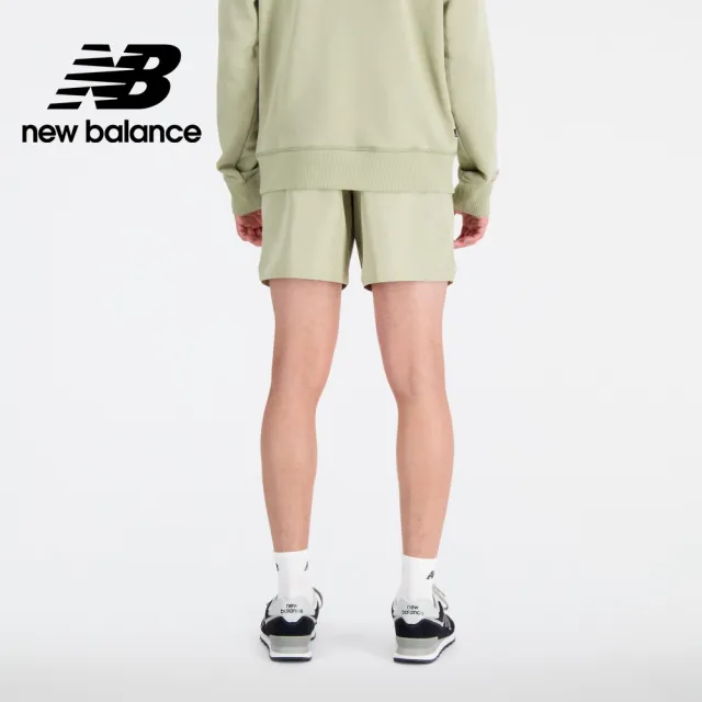 【NEW BALANCE】NB 鬆緊抽繩口袋休閒短褲_男性_綠色_MS33513FUG(美版 版型偏大)