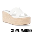 【STEVE MADDEN】SUMMERSET H字超厚底拖鞋(白色)