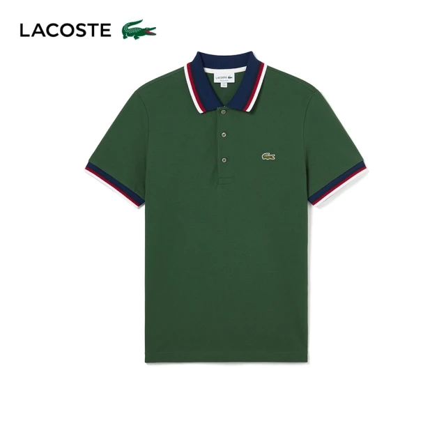 LACOSTE 男裝-經典修身短袖Polo衫(玉米黃)好評推