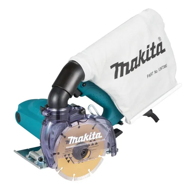 【MAKITA 牧田】5吋電動切石機 125mm  附集塵袋(4100KB)