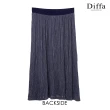 【Diffa】歐風質感立體織紋長寬裙-女