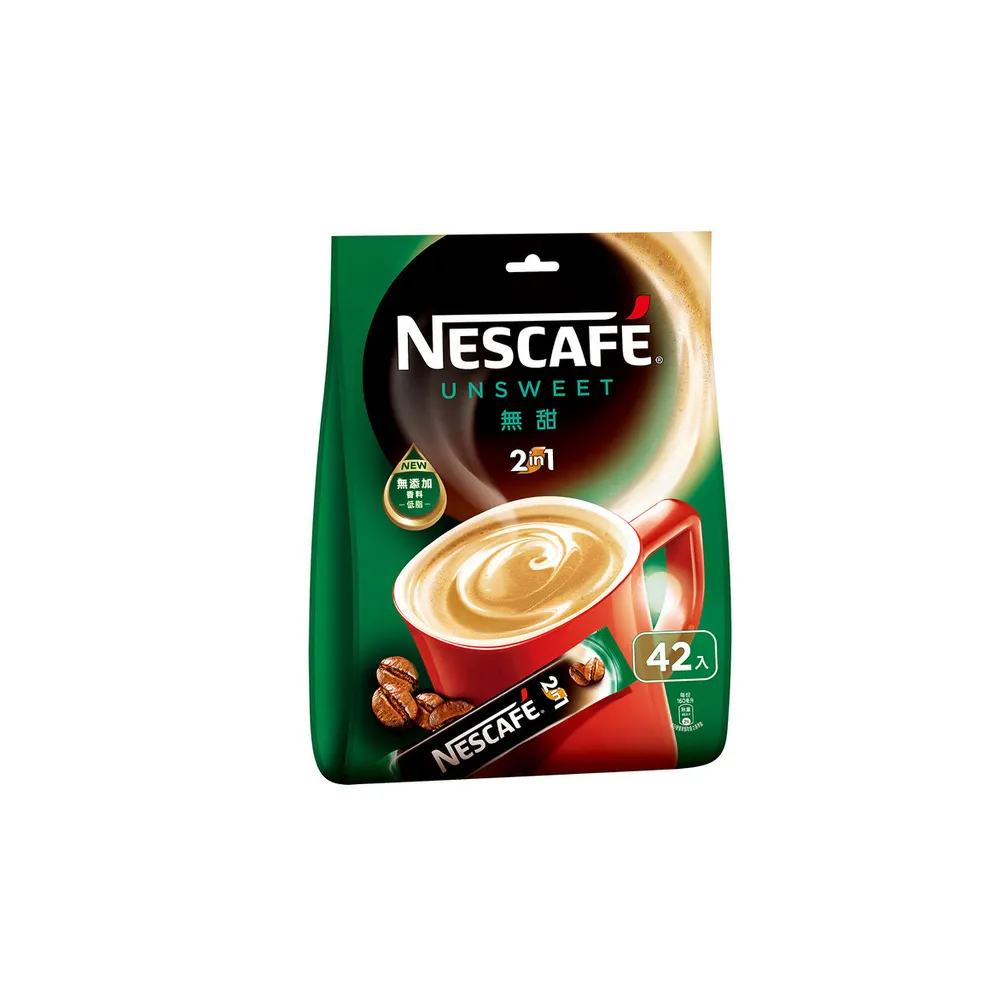 【NESCAFE 雀巢咖啡】二合一香滑原味咖啡11g x42入/袋