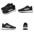 【adidas 愛迪達】慢跑鞋 Duramo 10 K 中童鞋 小朋友 黑 白 輕量 回彈 運動鞋 愛迪達(GZ0610)