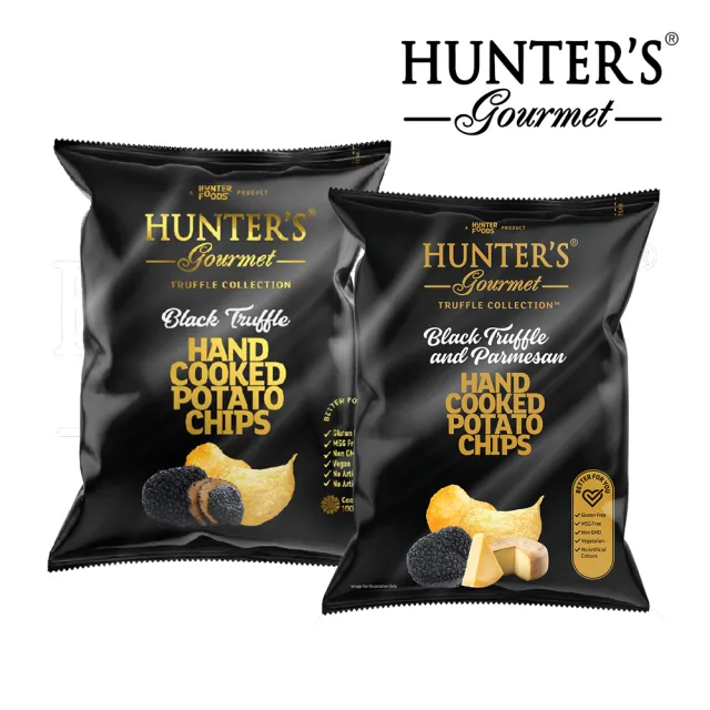 【Hunter’s 杭特】杜拜 手工厚切洋芋片125g(素食可食、無麩質、零反式脂肪)