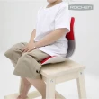 【Roichen】韓國 減壓舒適護脊坐墊/椅墊1入-兒童款 紅色(35kg 以下兒童適用 護腰 美姿)