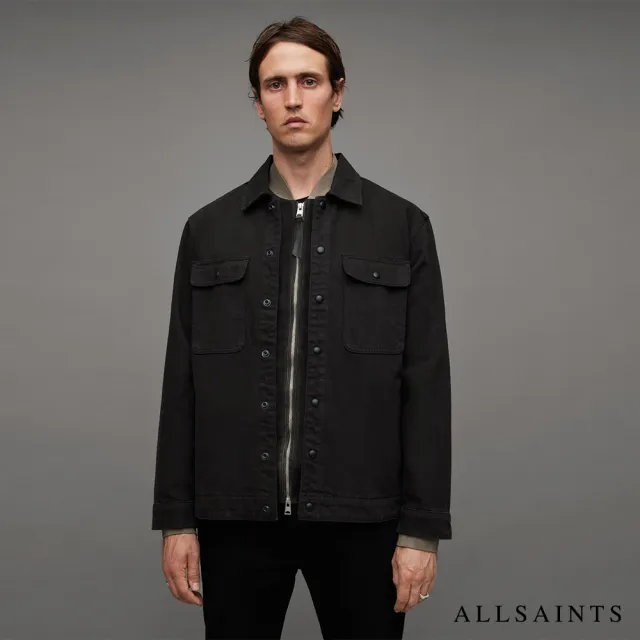 【ALLSAINTS】CARLTON 外套Washed Black MA008Z(常規版型)