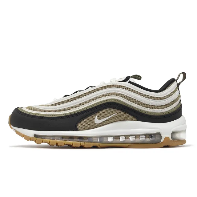 NIKE 耐吉】休閒鞋Air Max 97 男鞋棕綠黑氣墊復古運動鞋(921826-203