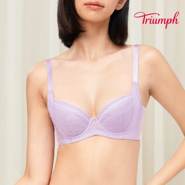 【Triumph 黛安芬】Simply Modern Beauty 俏麗時尚系列 輕質鋼圈內衣 B-E(薰衣紫)