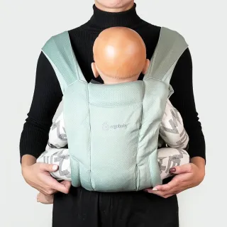 【Ergobaby】Embrace 環抱二式初生嬰兒背帶柔軟透氣款(豆綠色)