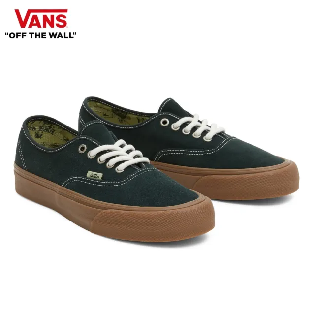 【VANS 官方旗艦】Authentic VR3 男女款綠色滑板鞋/休閒鞋