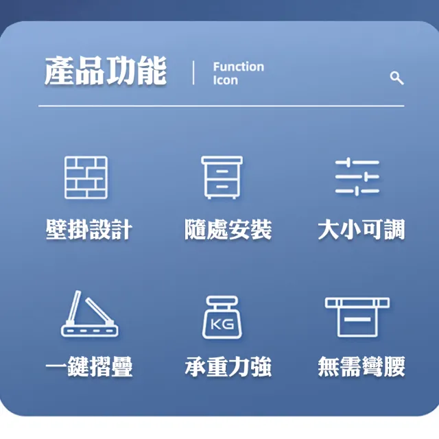 【QIDINA】2入 省空間折疊垃圾支架廚房垃圾袋掛架免打孔壁掛式垃圾架(垃圾桶架 掛垃圾桶 垃圾架)