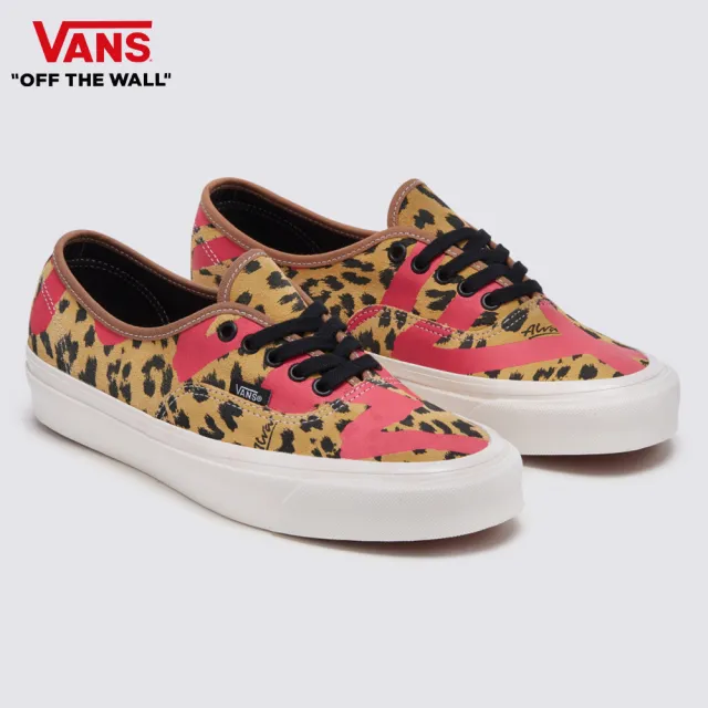 【VANS 官方旗艦】Alva Skate Authentic 44 DX 男女款棕色豹紋滑板鞋/休閒鞋