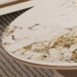 【Taoshop 淘家舖】J - 岩板輕奢茶几現代極簡家用儲物義式客廳設計師橢圓形茶几桌新款 AA275(1.2米茶几)