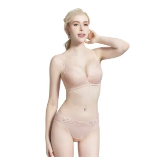 【Swear 思薇爾】Love myself系列M-XL蕾絲低腰三角女內褲(柔膚色)