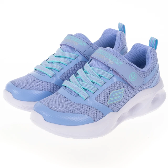 SKECHERS 女童系列燈鞋 SKECHERS SOLA GLOW(303715LPERI)